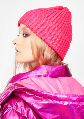 Sweet Winter Party Neon Beanie