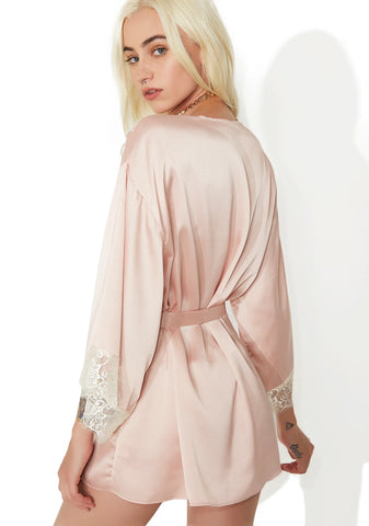 Modern Venus Satin Robe