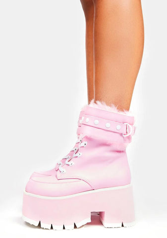 Baby Love Demon Ankle Cuff Boots