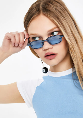 Aqua Rivet Classic Sunglasses