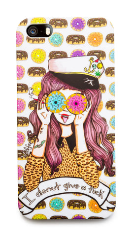 I Donut Give A Fuck iPhone 5 Case