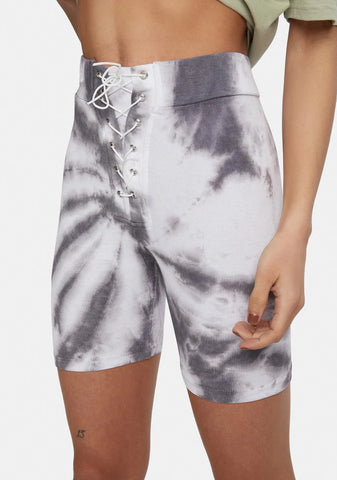 Totally Pumped Tie Dye Bike Shorts