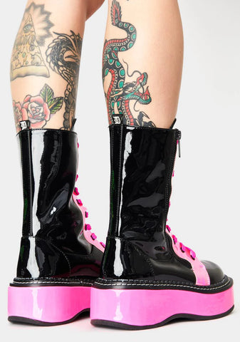 Candy Electric Fusion UV Platform Boots