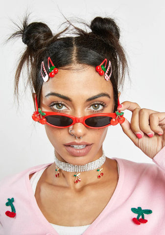 Juicy Cherry Sweet Selection Sunglasses