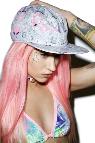 Alien Speckled Cyber Punk Hat
