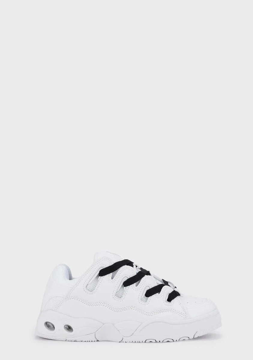White D3 OG Sneakers