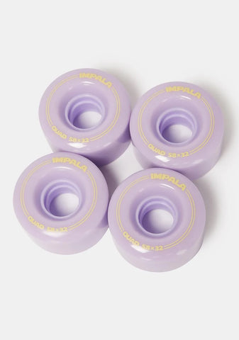 Lilac 4 Pack Quad Wheels
