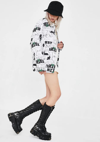 X Hunter x Hunter Characters Denim Jacket