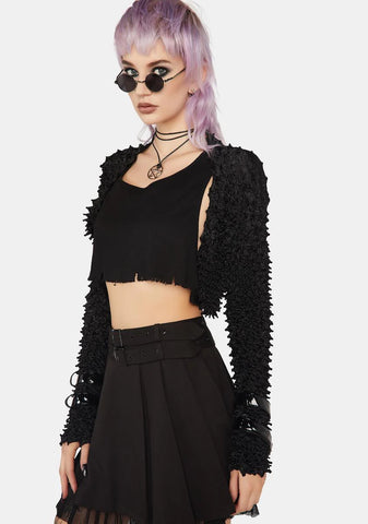 Dark Spiked Long Sleeve Jacket