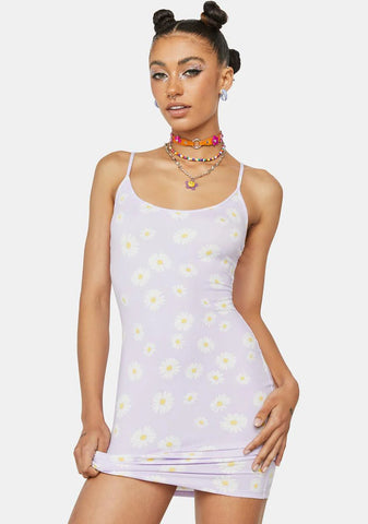 Lilac Got No Plans Mini Dress