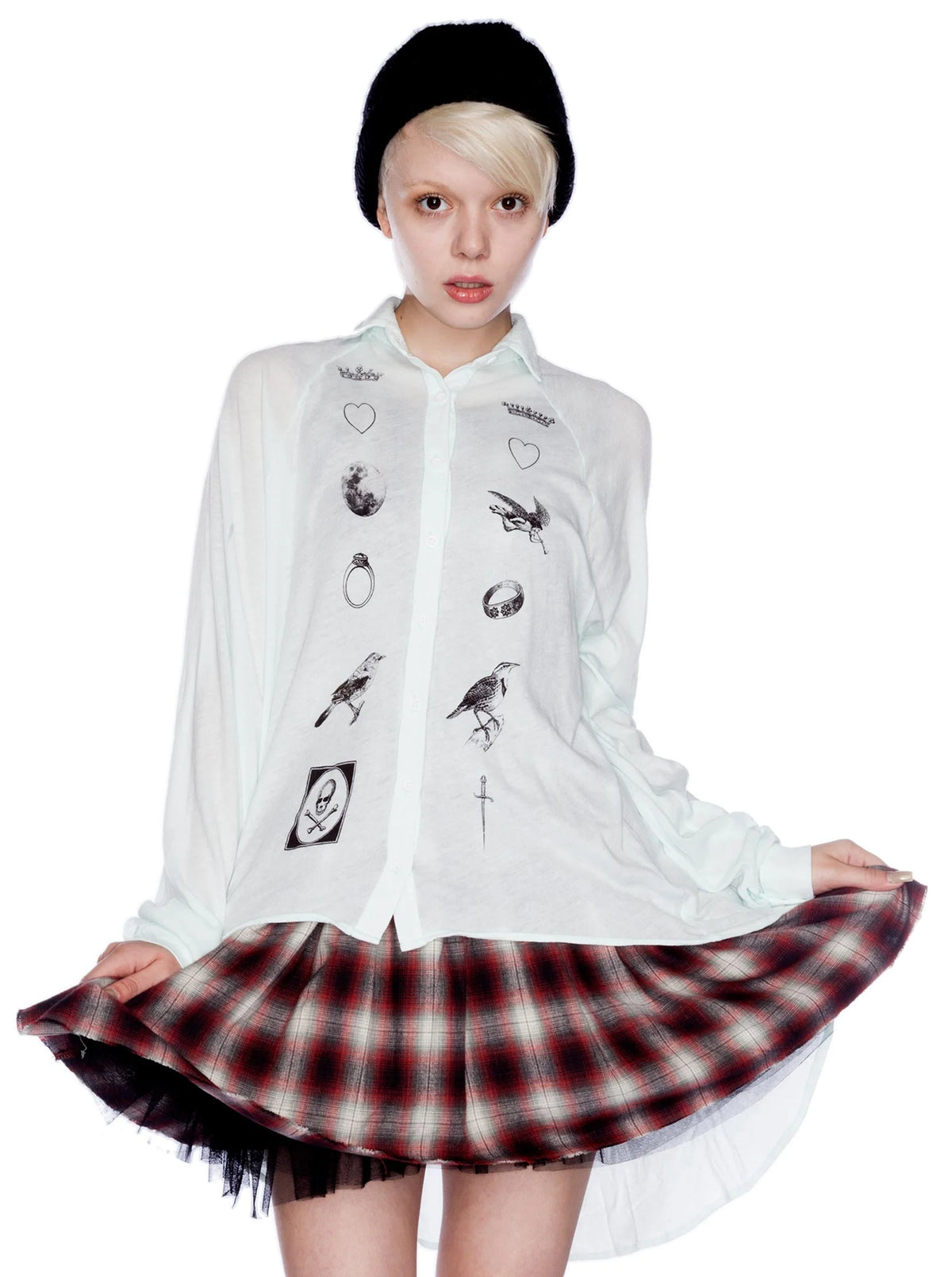 Fate Sunday Button Down Shirt - White