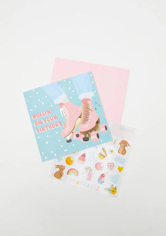 Rollin' On Ur Birthday Greeting Card