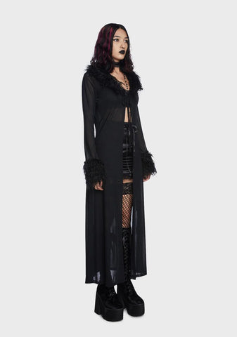 Sound Of Us Mesh Maxi Jacket
