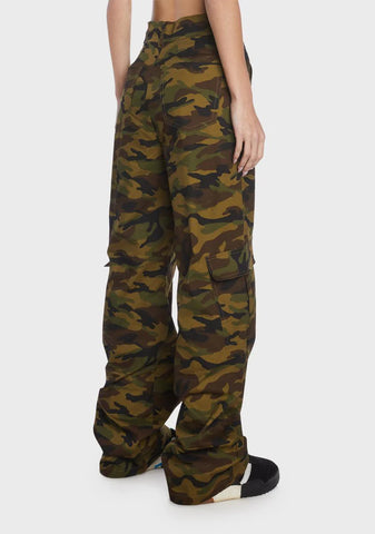 Baggy Camo Cargo Pants