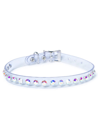 Clear Aurora Borealis Choker
