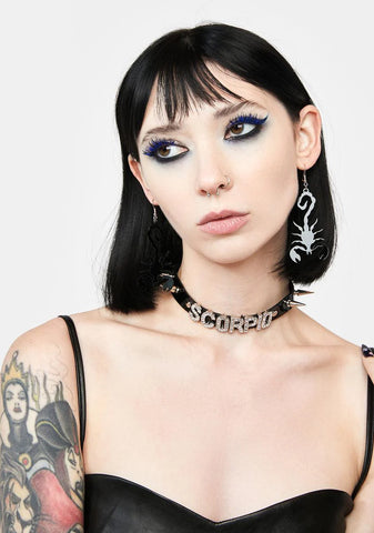 Might Get Stung Scorpion Earrings