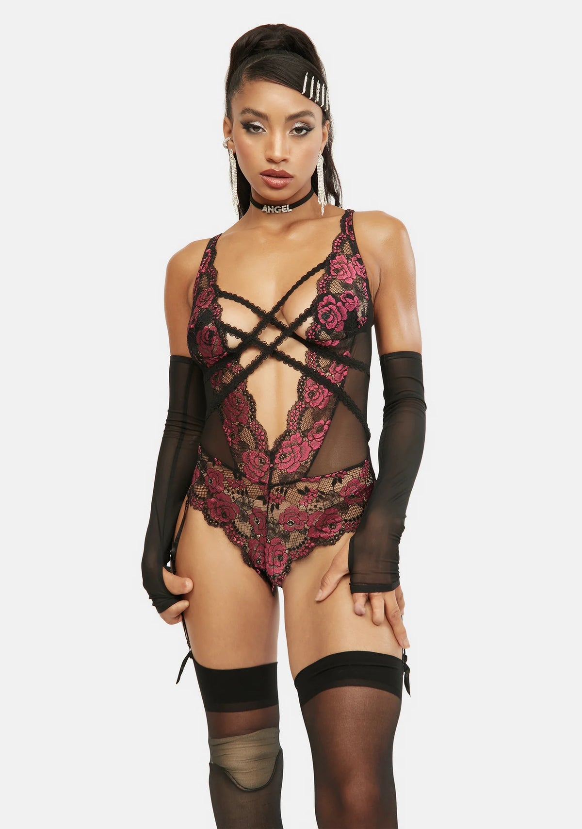 Sometimes A Fantasy Mesh Bodysuit