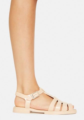 Latte Olly Jelly Sandals