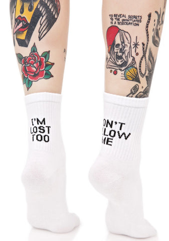 Don't Follow Me Socks