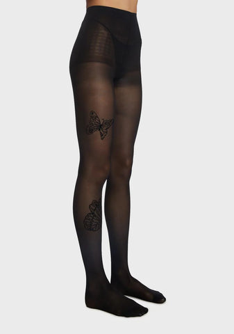 Traces Of You Butterfly Tights