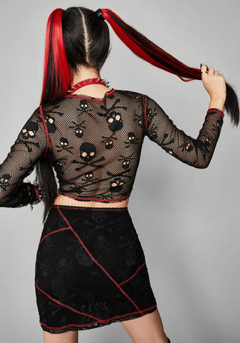 Sweet Revenge Fishnet Top