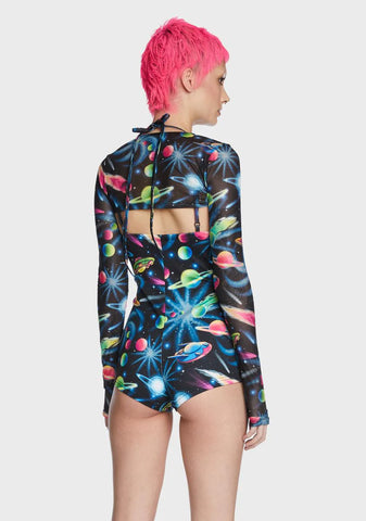 Space Odyssey Mesh Shrug