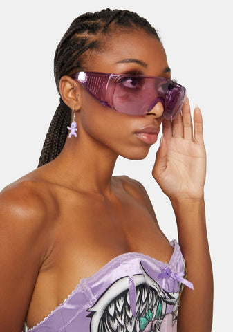 Stop Pass The Test Shield Sunglasses