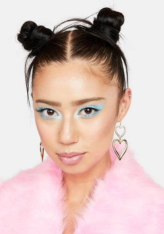 Onto You Heart Drop Earrings