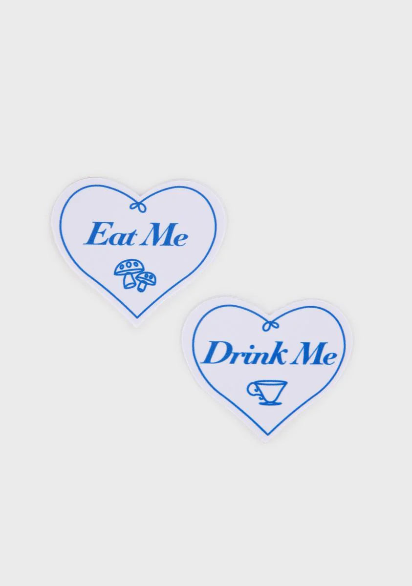 Eat Me Drink Me Heart Pasties