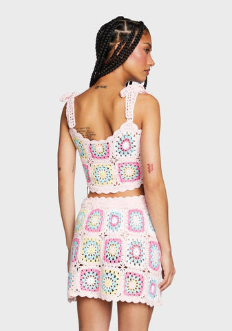 Soaked In Sunshine Crochet Tank