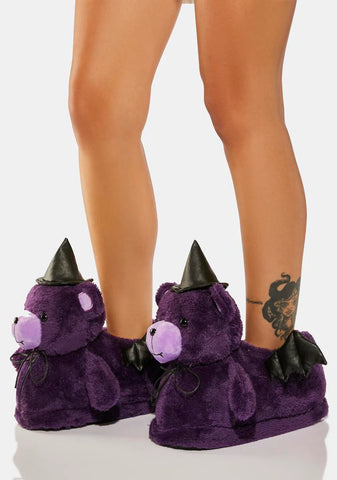 You're Fang-tastic Bear Slippers