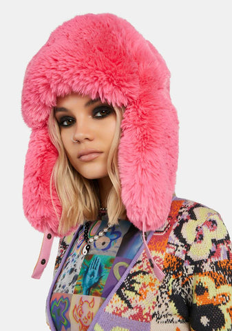 Bundled Up Faux Fur Hat