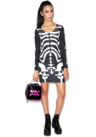 Dem Bones Bodycon Dress