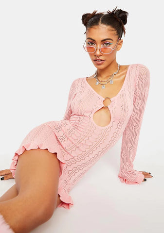 Pink Flirtini Mini Dress