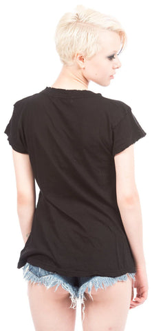 Cat and Moon Desert Crew - Black