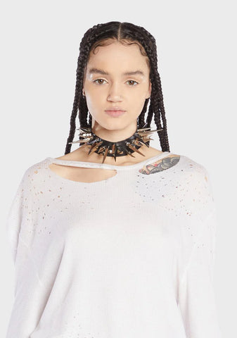 Nightfall Spiked Choker