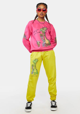 Pea Head & Pot Head Crewneck Sweater