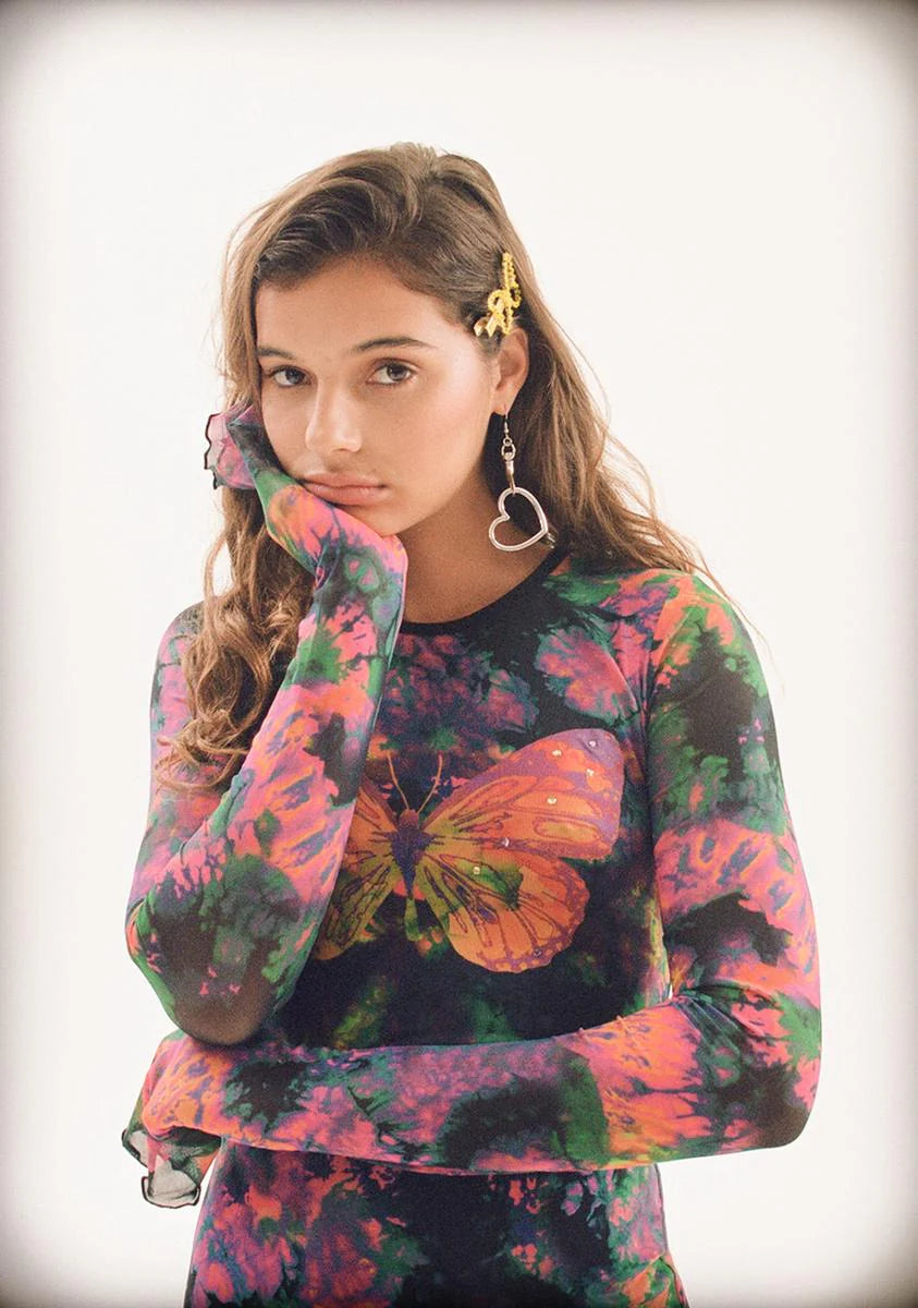 Butterfly Charmer Mesh Dress