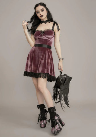 Kiss Blind Faith Velvet Dress