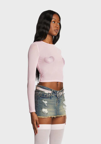 Rising Pulse Crop Top
