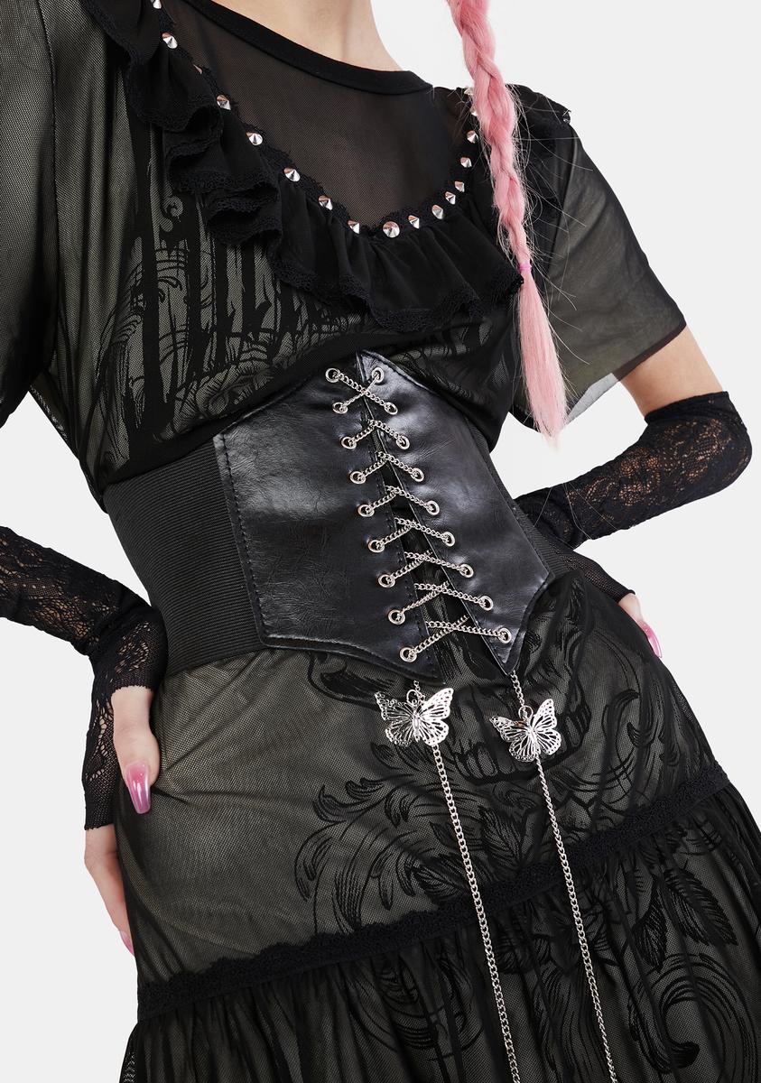 Wonder Trail Vegan Leather Corset