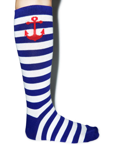 Anchor Stripe Socks