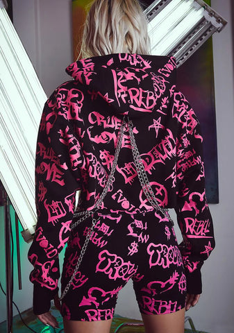 Rebel Minded Biker Shorts