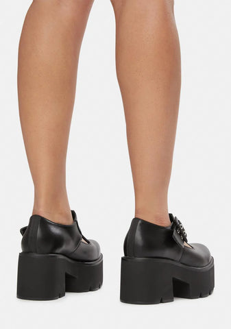 All Star Platform Mary Janes