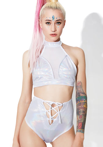 Space Slayer Lace-Up Hot Shorts