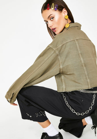 Kush My Prerogative Cropped Jacket