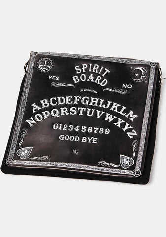 Spirit Board Embossed Shoulder Bag