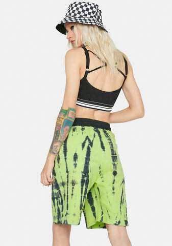 x Hustler Tie Dye Sway Shorts