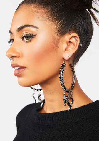 Underwater Lover Hoop Earrings