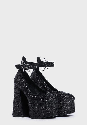 Star Light Platform Heels